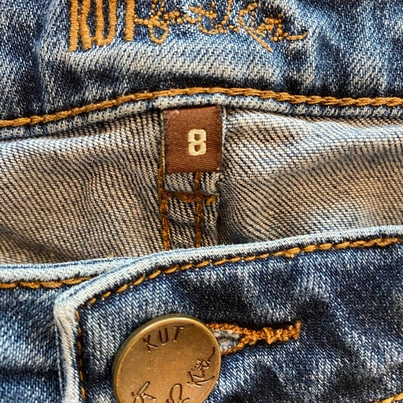 Kut Women’s Zoey’s Boyfriend 8 distressed cotton New without tag Anthropologie - Picture 9 of 15